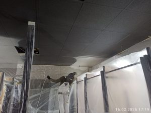 Безповітряне фарбування комерційних приміщень