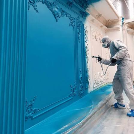 Безповітряне фарбування торговельних центрів та магазинів у Києві
